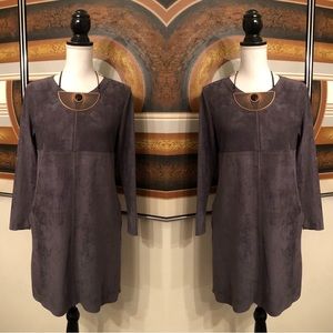 JOH Aurora Suede Slate Dress Sz Small